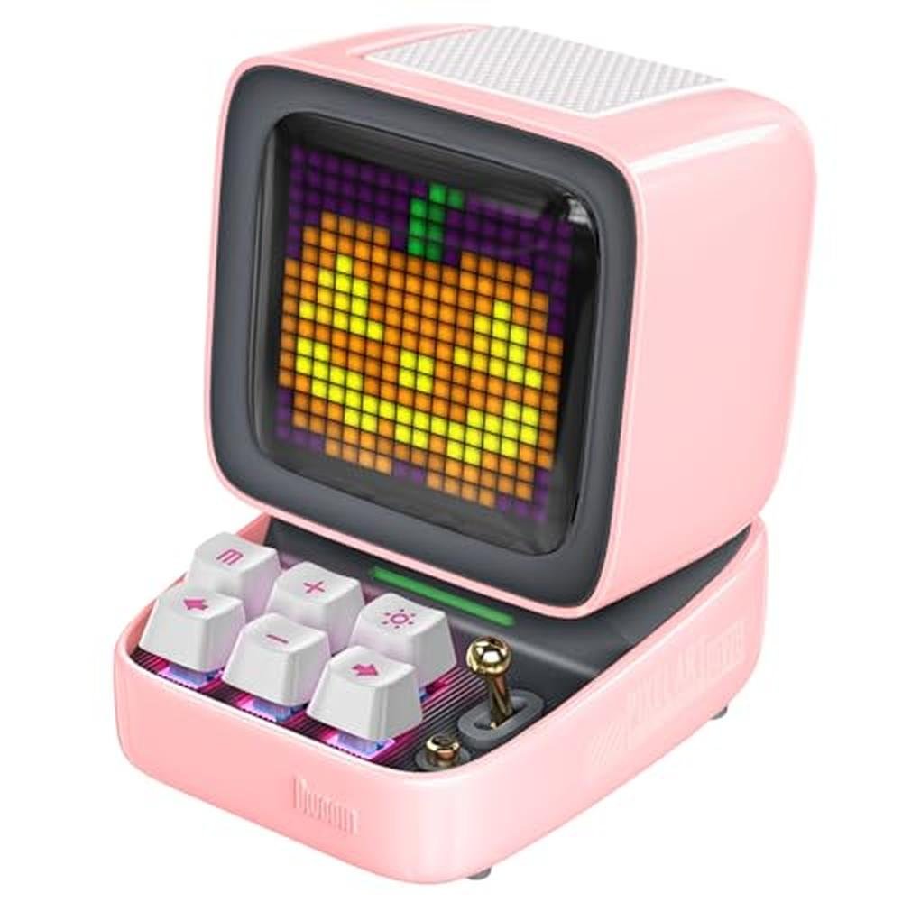 Divoom Ditoo: Retro Pixel Art Game Bluetooth Speaker with – Front View