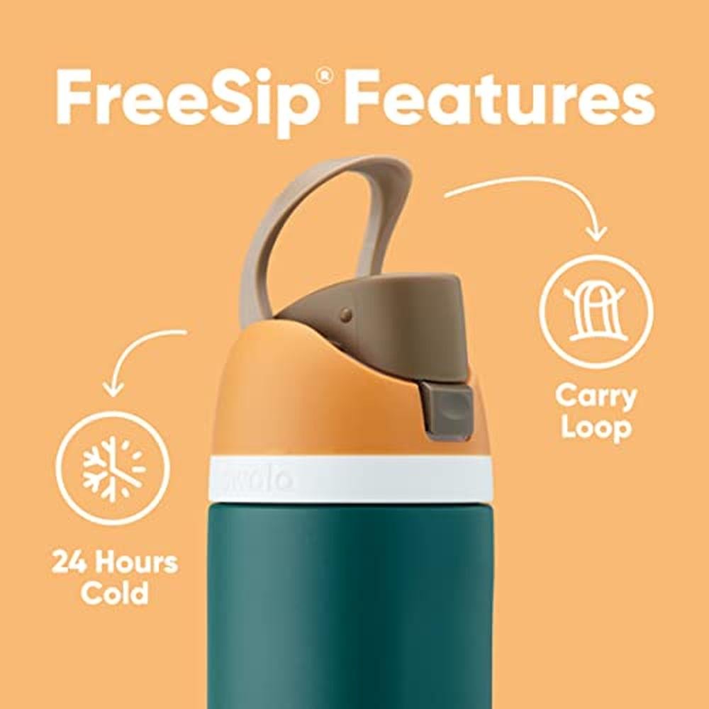 Water Bottle: Owala FreeSip Insulated Stainless Steel 24 Oz – In Use
