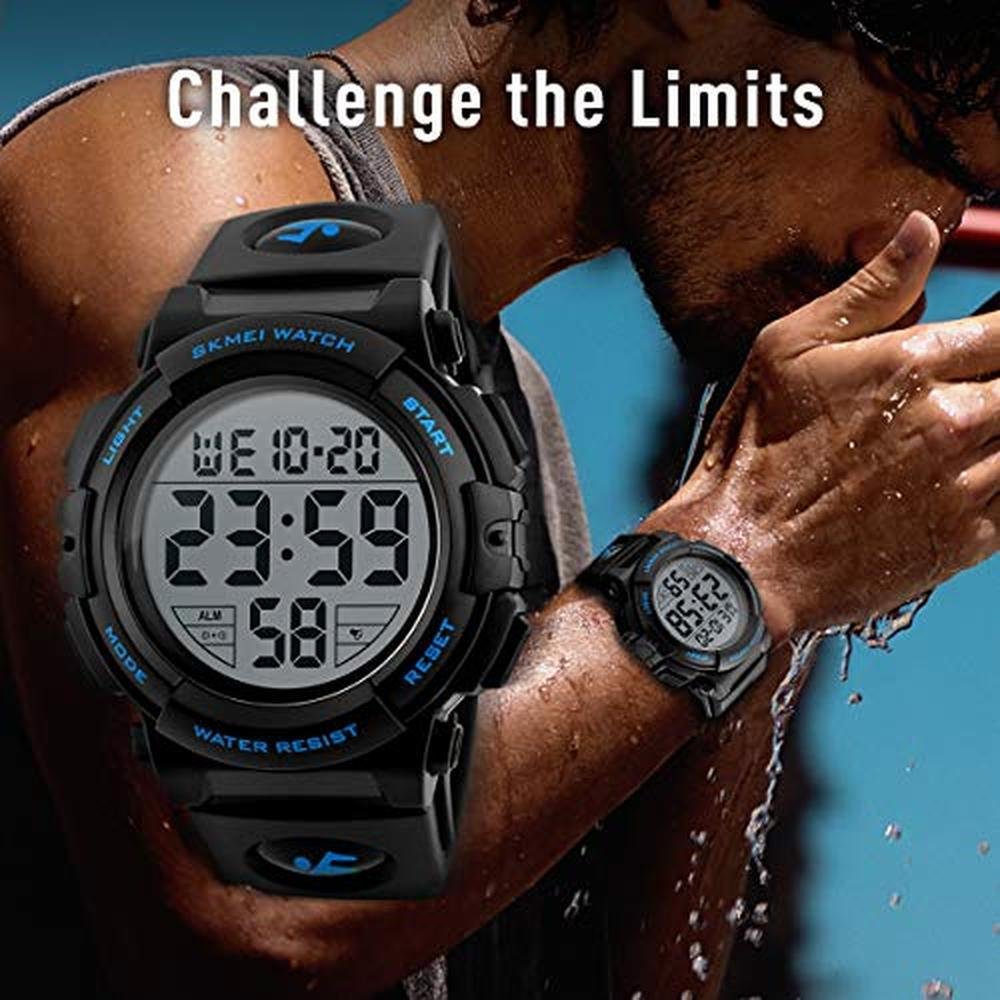 Watches Lavaredo: L Lavaredo Mens Digital Watch Sports – Side View