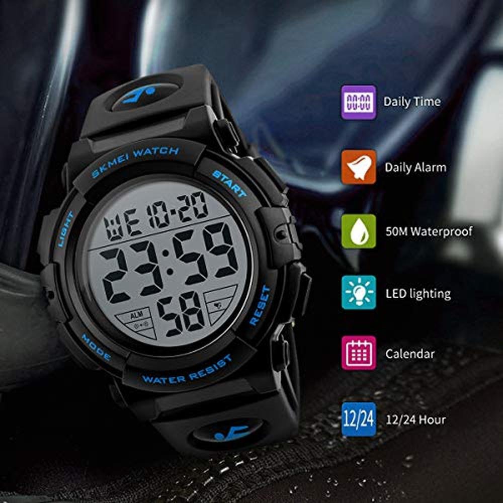 Watches Lavaredo: L Lavaredo Mens Digital Watch Sports – Close-up Detail