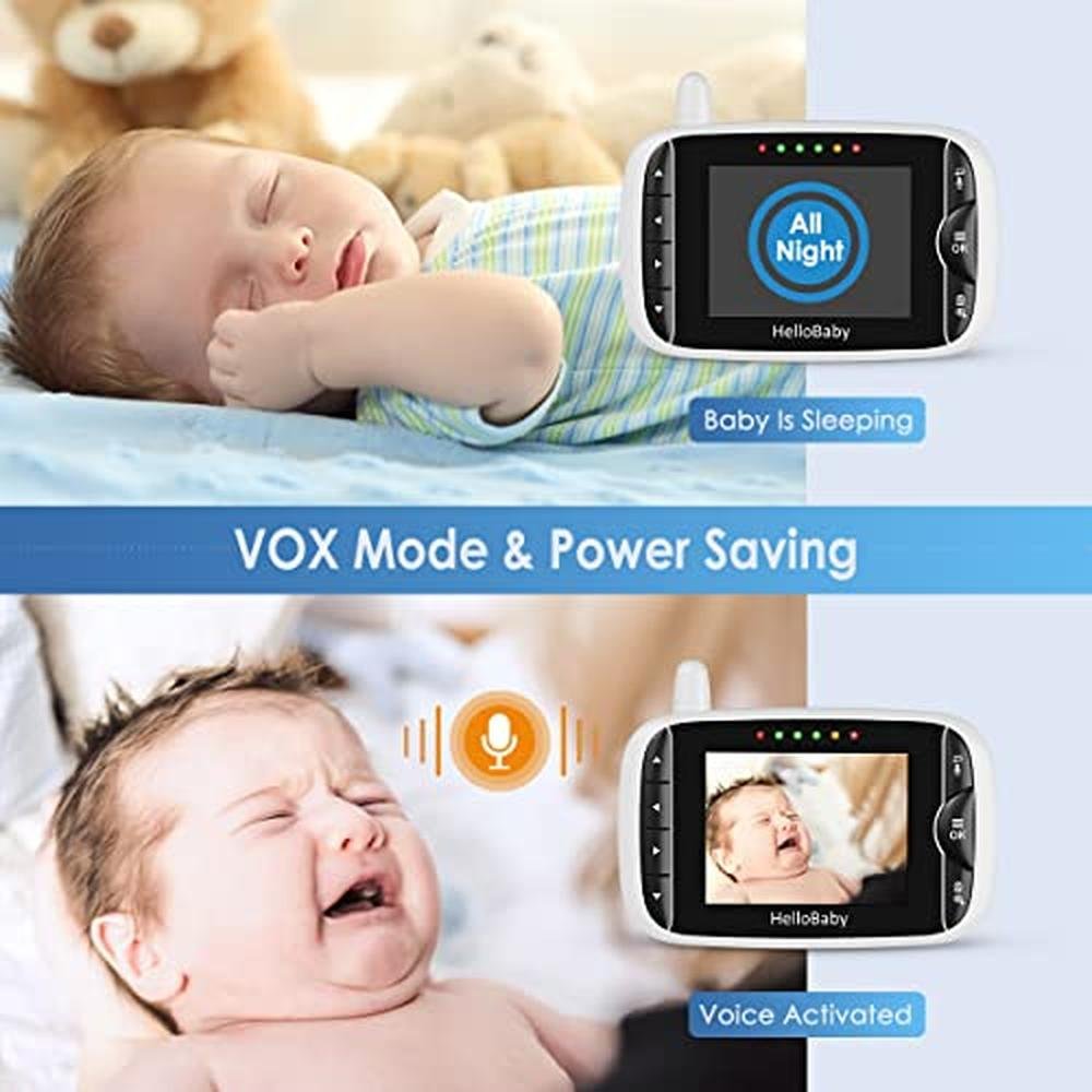 Monitor Audio: HelloBaby HB66Pro Video Baby Monitor with – Packaging