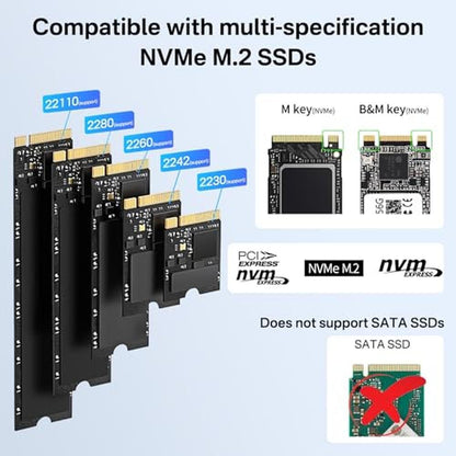 NVMe ACASIS: ACASIS NVMe M.2 Duplicator Dual-Bay Offline – Close-up Detail