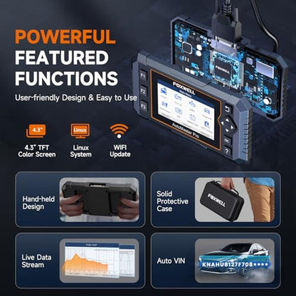FOXWELL NT614 Elite OBD2 Scanner 4 System Code Reader Scan – Packaging