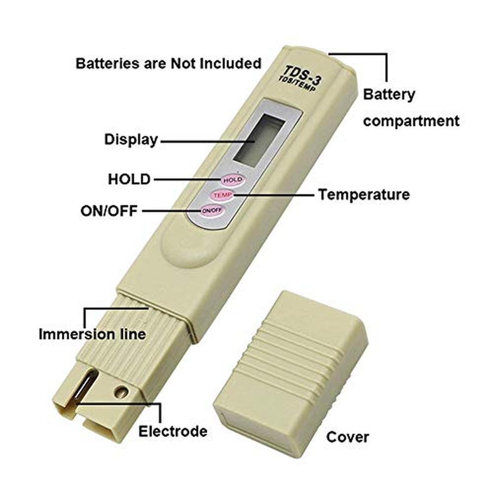 Water TDS Meter: iPstyle Digital TDS Meter Water Tester – Close-up Detail
