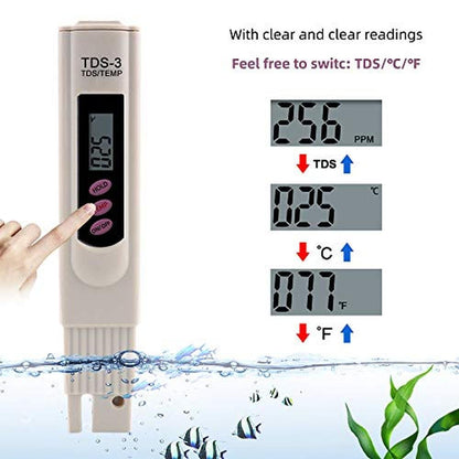 Water TDS Meter: iPstyle Digital TDS Meter Water Tester – In Use