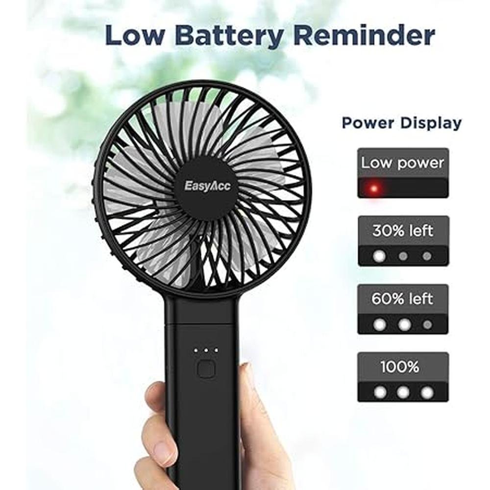 Portable Fan: EasyAcc Personal Fan Silent Powerful Fan with – Close-up Detail