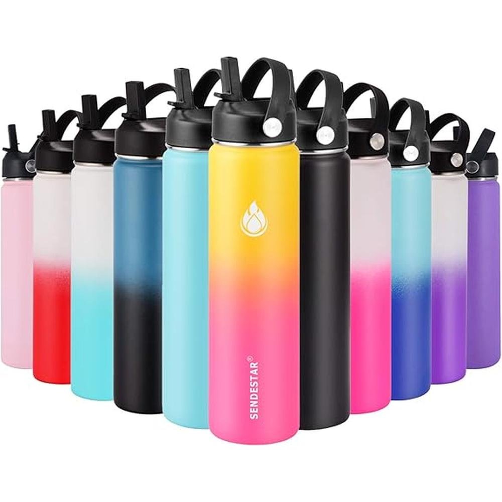 Insulated Water Bottle: SENDESTAR 24oz Double Wall Vacuum – Side View