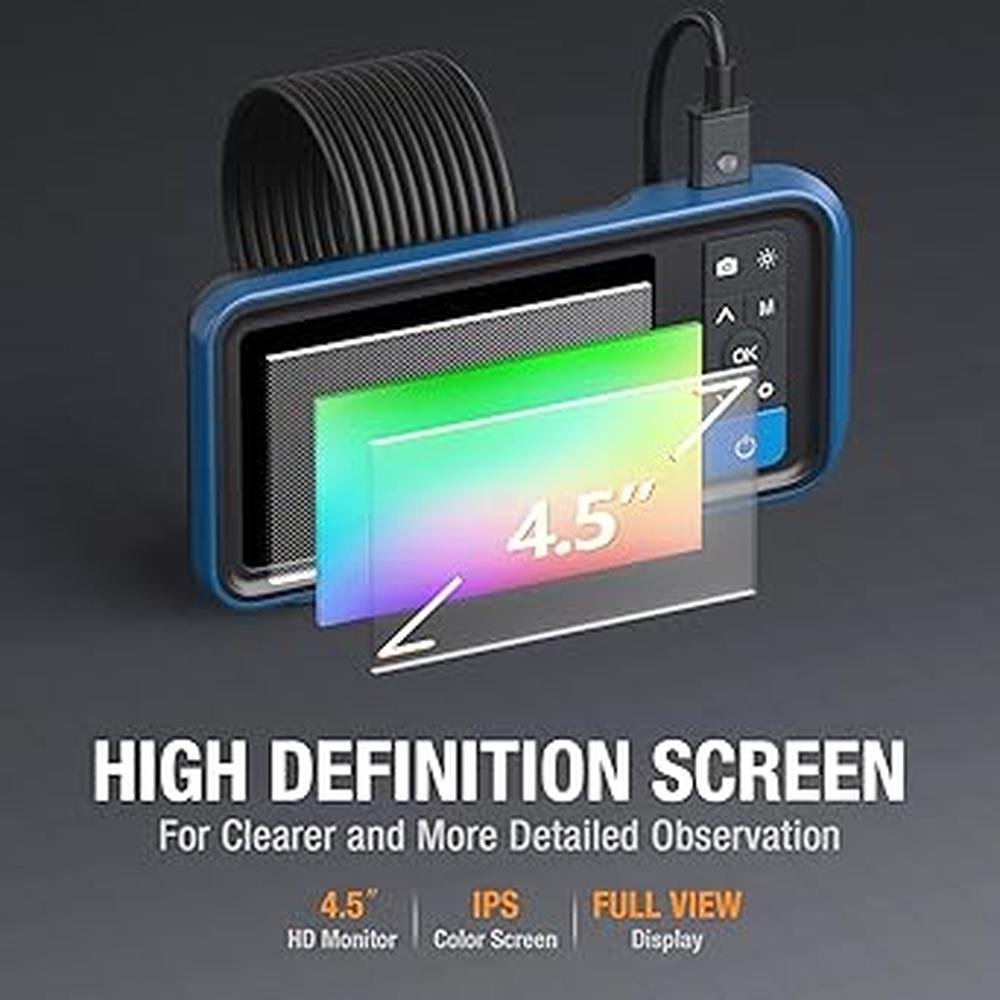 Camera Dual Lens: Teslong MS450 4.5 HD Snake Borescope – In Use