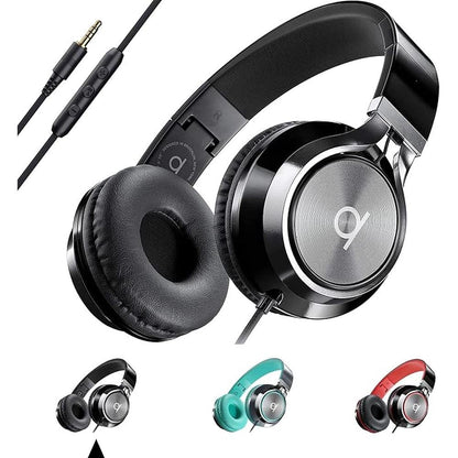 ARTIX CL750 Wired Headphones with Mic & Volume Control – Front View