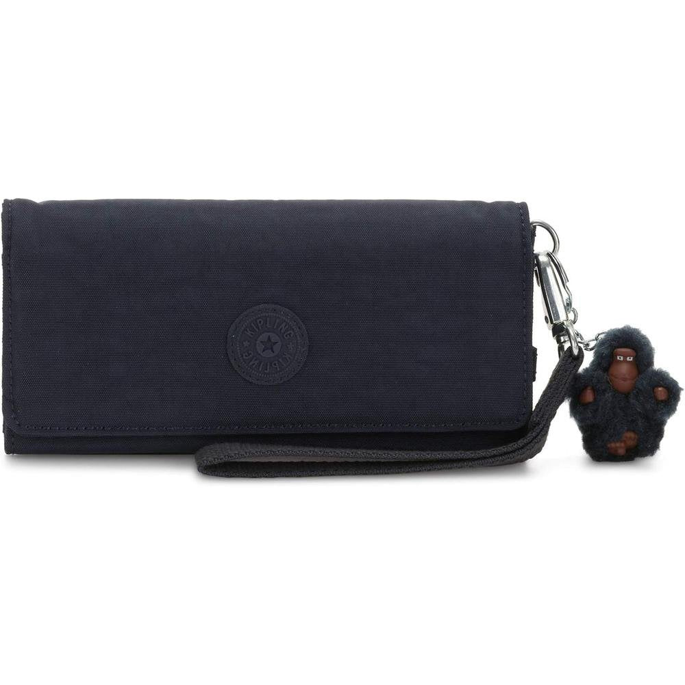 Kipling Rubi Large Wristlet Wallet True Blue Tonal – Front View