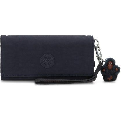 Kipling Rubi Large Wristlet Wallet True Blue Tonal – Front View