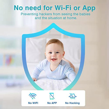 Baby Monitor: JouSecu B024-2T 4.3 LCD Split Screen 2-Way – Side View