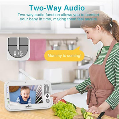 Baby Monitor: JouSecu B024-2T 4.3 LCD Split Screen 2-Way – Packaging
