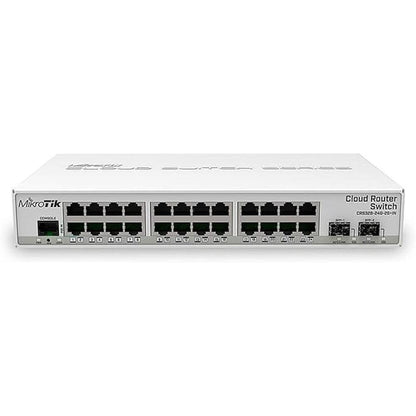 MikroTik Cloud Router Switch 326-24G-2S+in with RouterOS – Front View