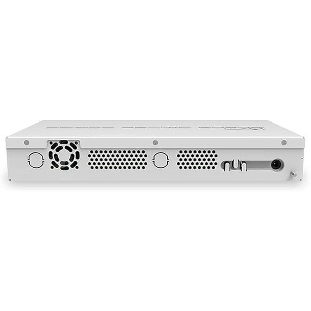 MikroTik Cloud Router Switch 326-24G-2S+in with RouterOS – Close-up Detail