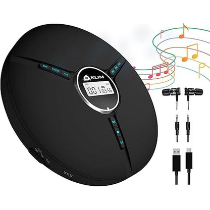 KLIM Discman Portable CD Player – Front View