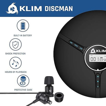KLIM Discman Portable CD Player – Close-up Detail