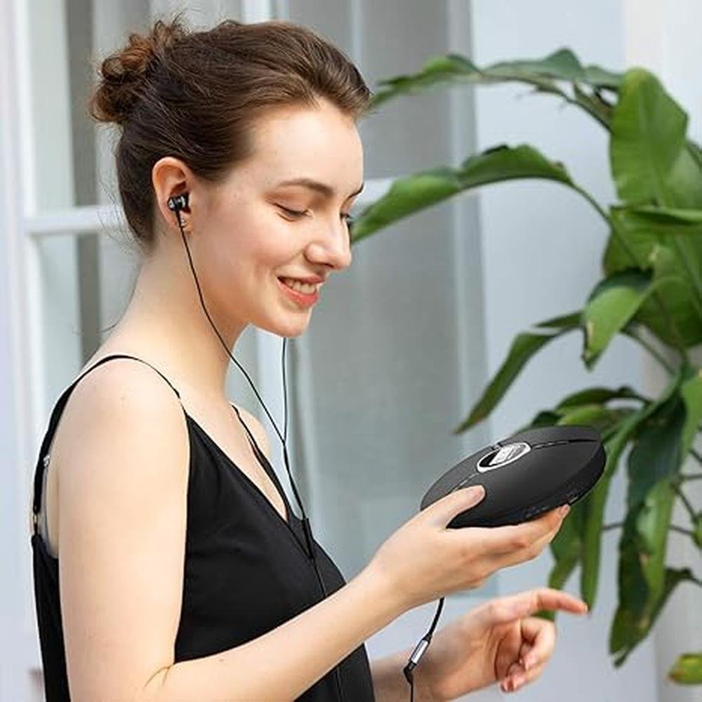KLIM Discman Portable CD Player – In Use