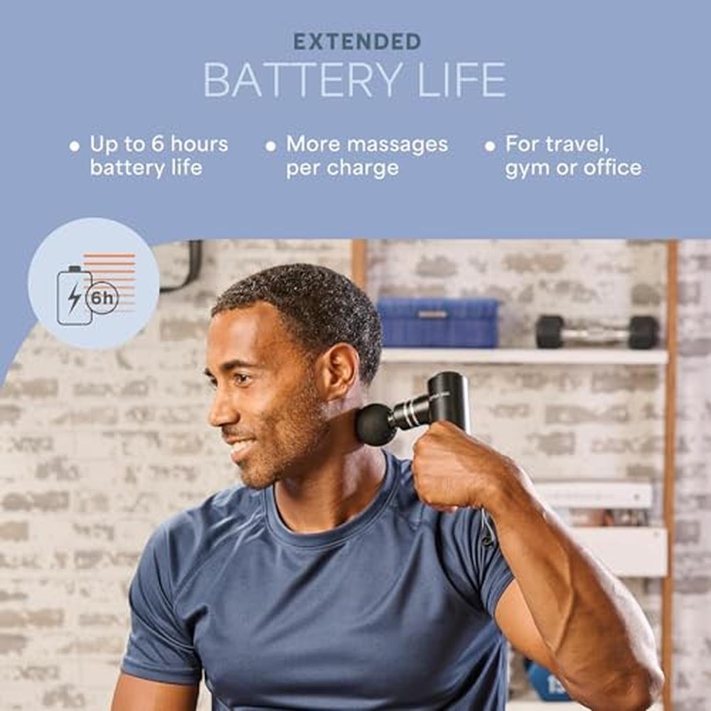 LifePro DynaMini: Percussion Massage Gun – In Use