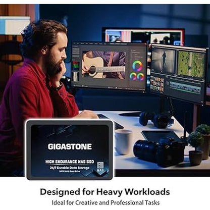 Gigastone 1TB NAS SSD Drive: High-Endurance TLC Storage – In Use