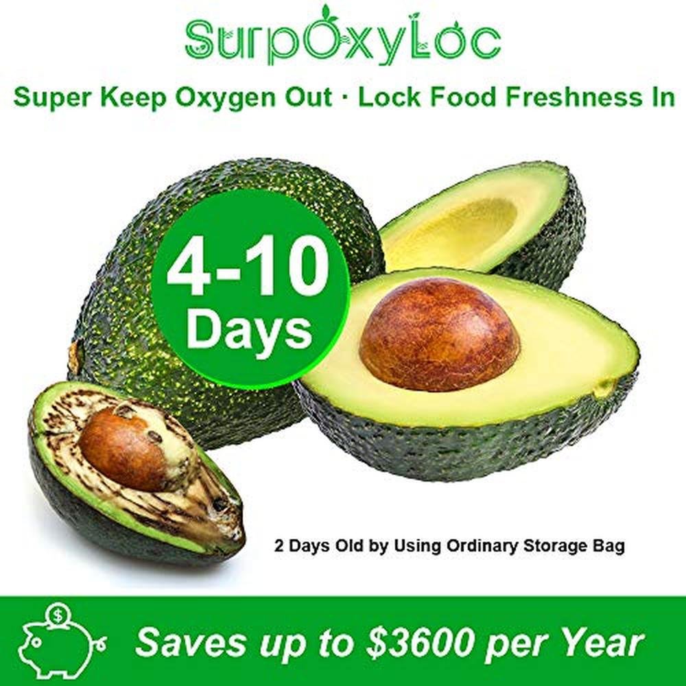 x20 4rolls: SurpOxyLoc 8 Pack Vacuum Sealer Bags Rolls – In Use