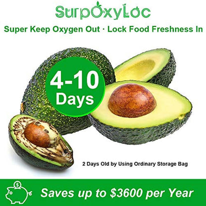 x20 4rolls: SurpOxyLoc 8 Pack Vacuum Sealer Bags Rolls – In Use