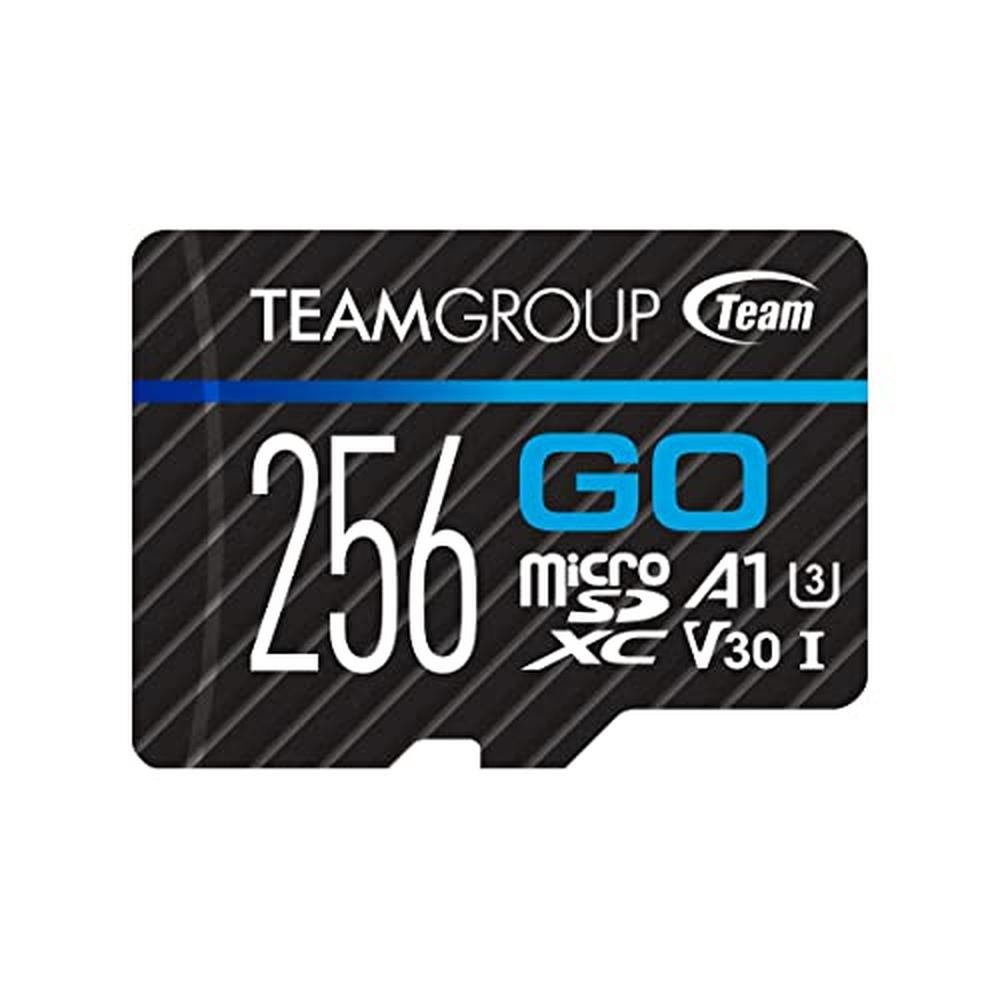 Teamgroup 256GB Micro SDXC UHS-I U3 V30 – Front View