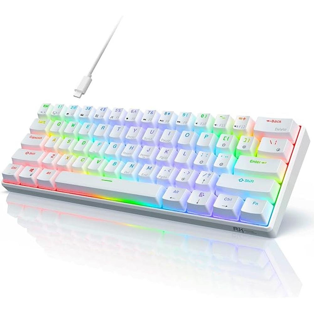 Royal Kludge RK61: 60% Mechanical Gaming Keyboard – Front View