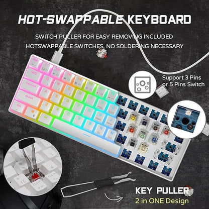 Royal Kludge RK61: 60% Mechanical Gaming Keyboard – In Use