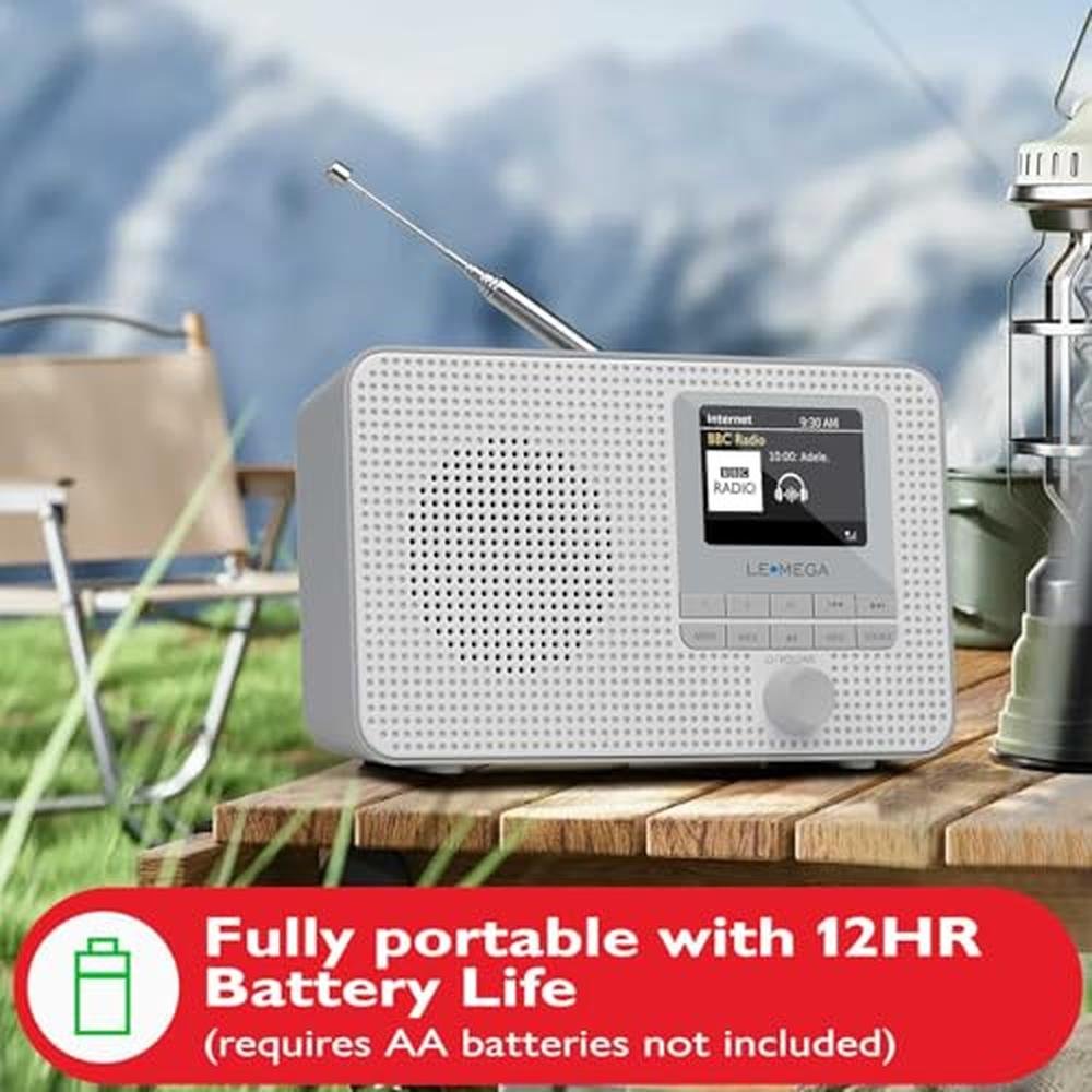 Radio LEMEGA: LEMEGA IR1 Portable WiFi Internet Radio FM – In Use