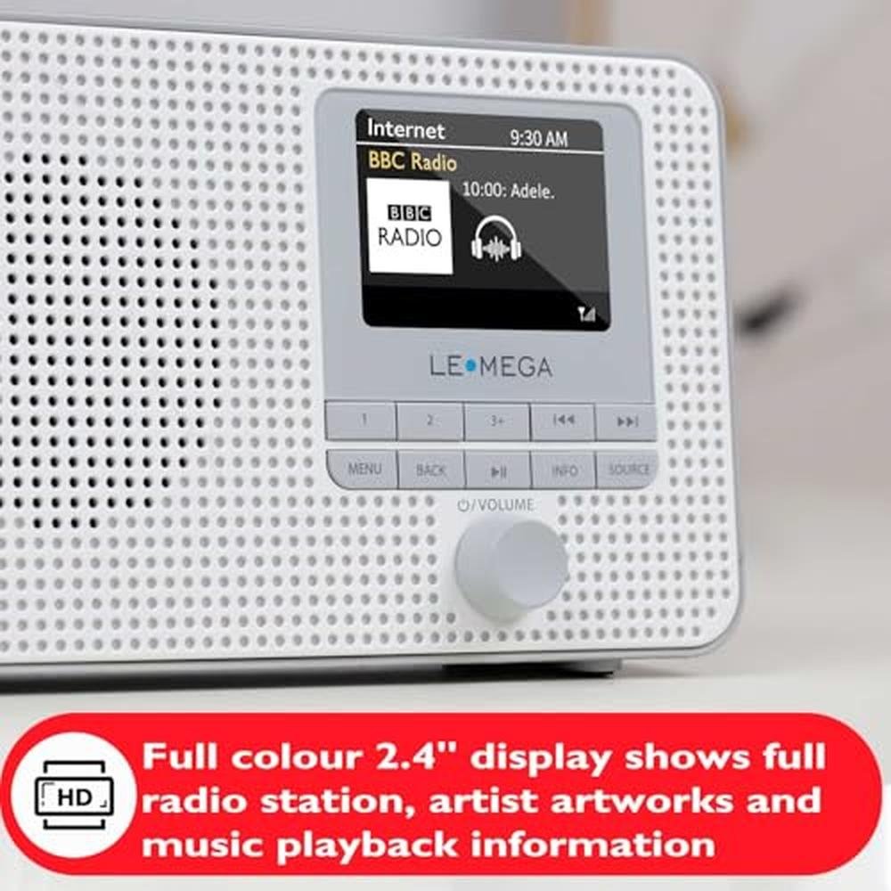 Radio LEMEGA: LEMEGA IR1 Portable WiFi Internet Radio FM – Packaging