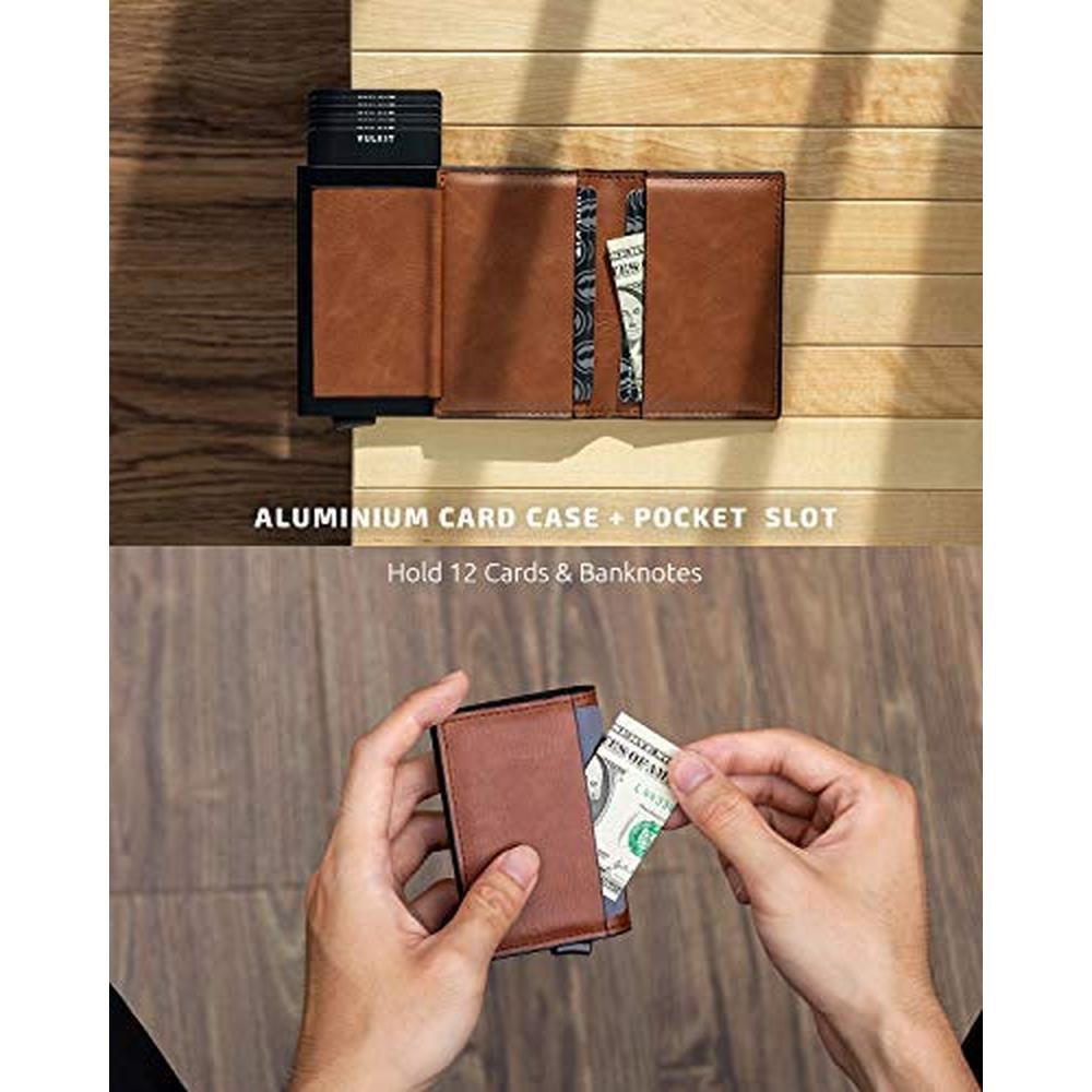Vulkit Holder: VULKIT Card Holder Pop-Up Slim Wallet – In Use