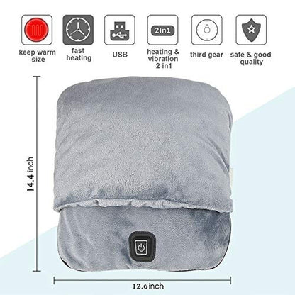 Foot Heating: Lomitech Electric Heated Foot Warmer with – Side View