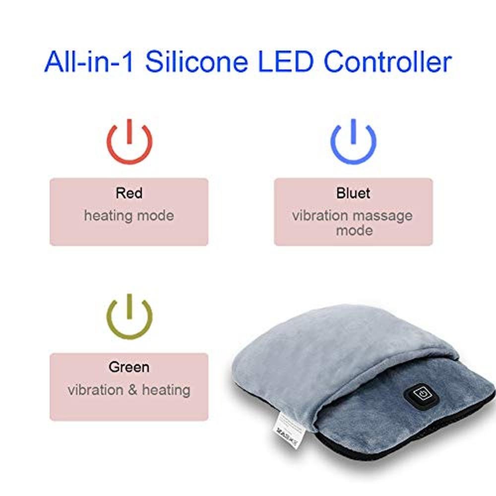 Foot Heating: Lomitech Electric Heated Foot Warmer with – Close-up Detail