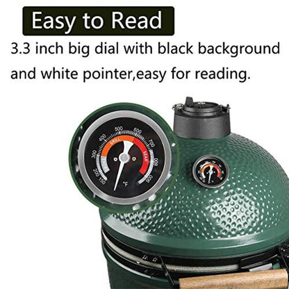 Big Green Egg Thermometer: DOLAMOTY Upgrade Replacement – Side View