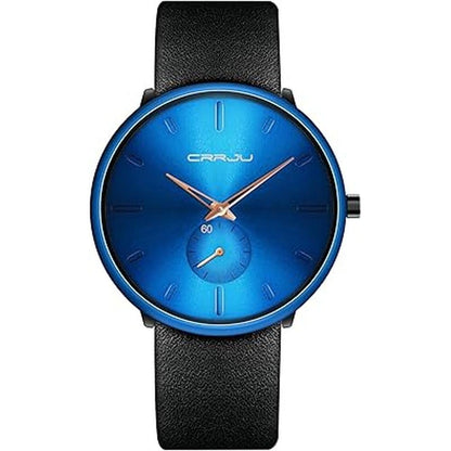 Mens Watches: FIZILI Ultra Thin Minimalist Waterproof – Front View