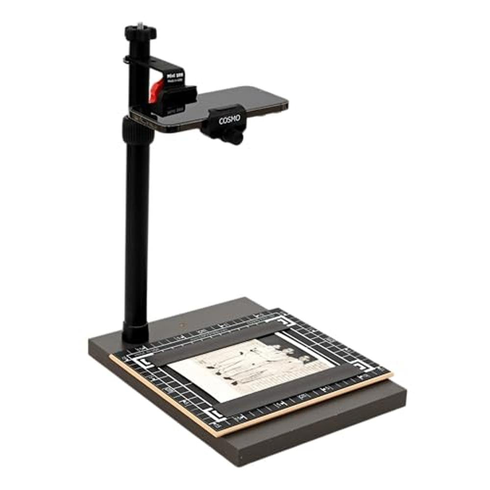 Cosmo Mini 100: Premium Copy Stand for Digitizing Photos – Close-up Detail