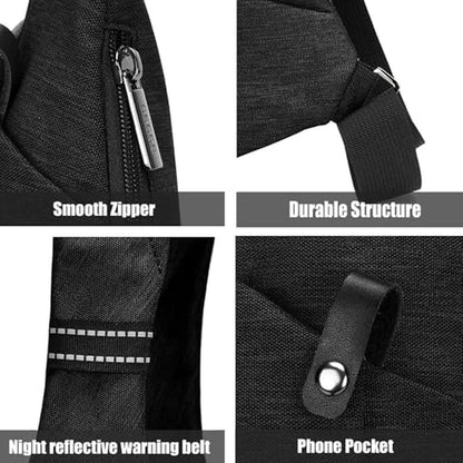Bag Crossbody: OSOCE Lightweight Sling Bag Anti-Theft – In Use