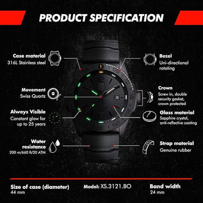 Luminox Men: Luminox Sea Pacific Diver 3120 Series Quartz – In Use