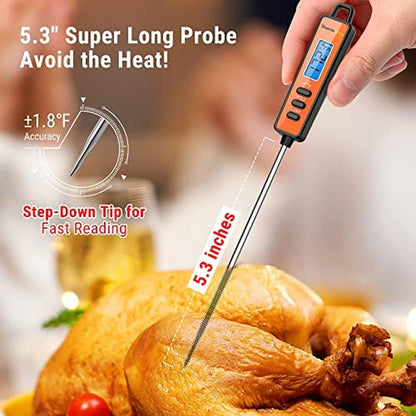 Thermometer Thermopro: ThermoPro TP01A Instant Read Meat – Close-up Detail