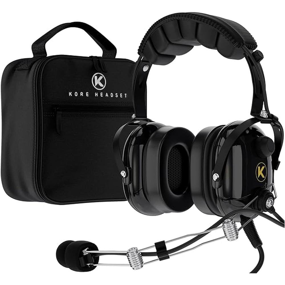 P1 General Aviation Headset for Pilots – Front View