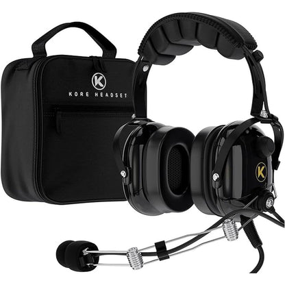 P1 General Aviation Headset for Pilots – Front View