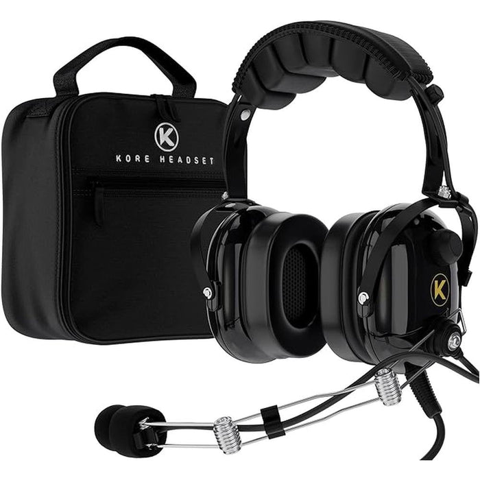 P1 General Aviation Headset for Pilots – Front View