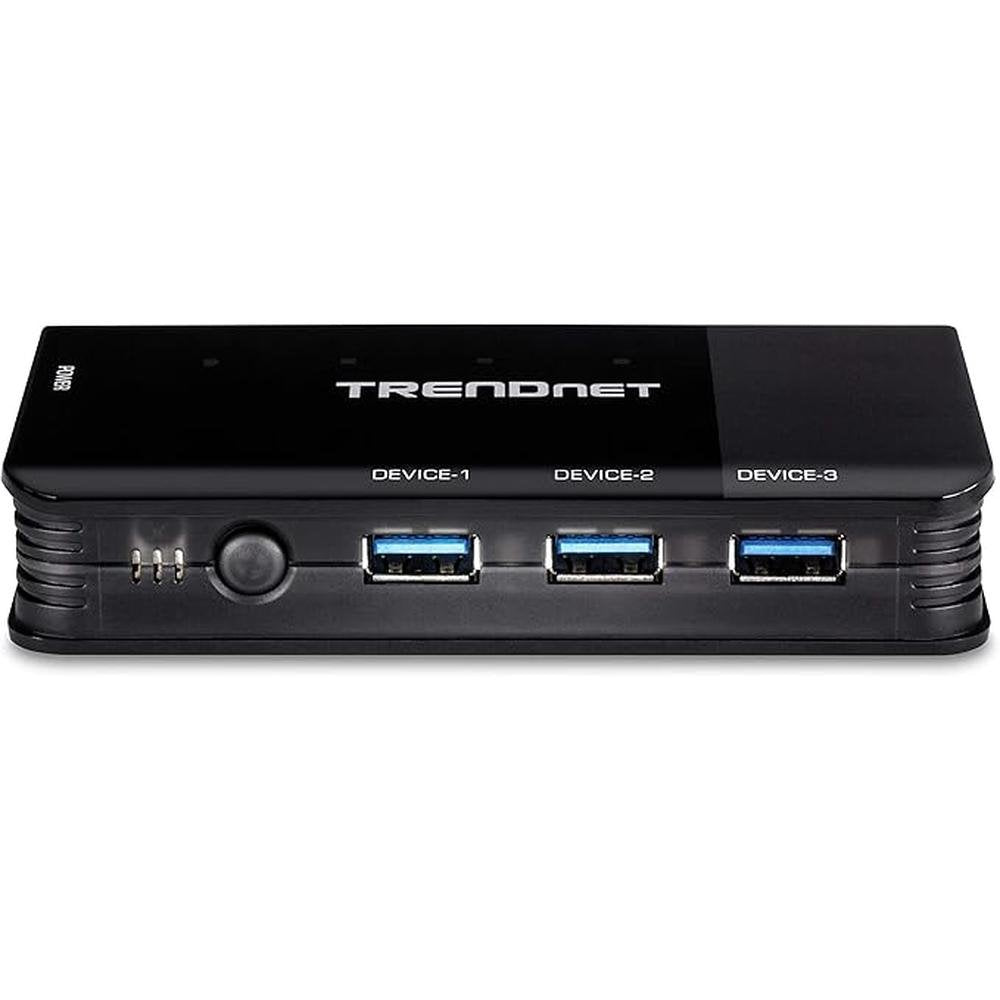 TRENDnet 4 Computer 4-Port USB 3.1 Sharing Switch – Close-up Detail