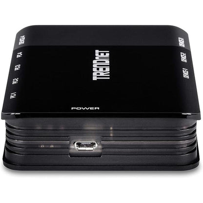 TRENDnet 4 Computer 4-Port USB 3.1 Sharing Switch – In Use