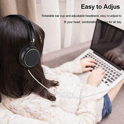 Liyeehao 93dB Portable Wired Headset – Side View