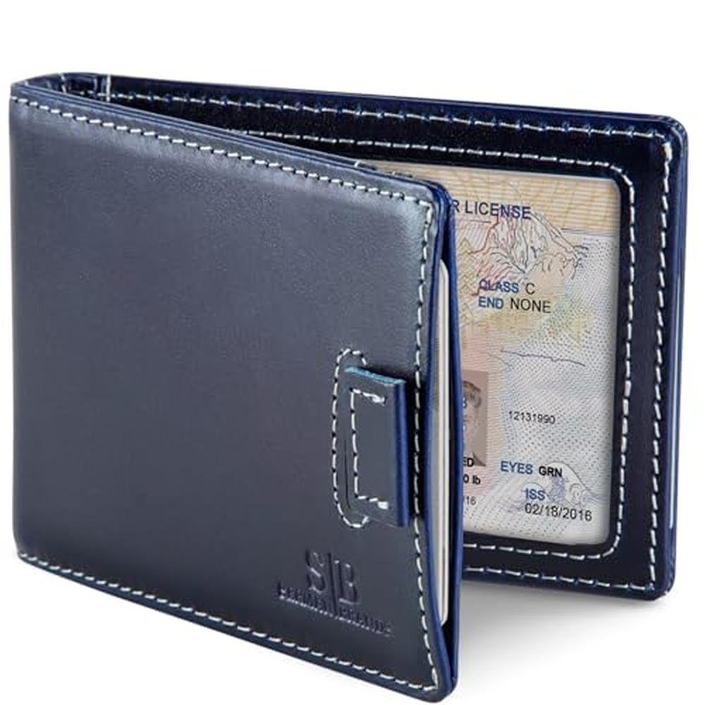 Wallet Money: SERMAN BRANDS RFID Blocking Slim Money Clip – Front View