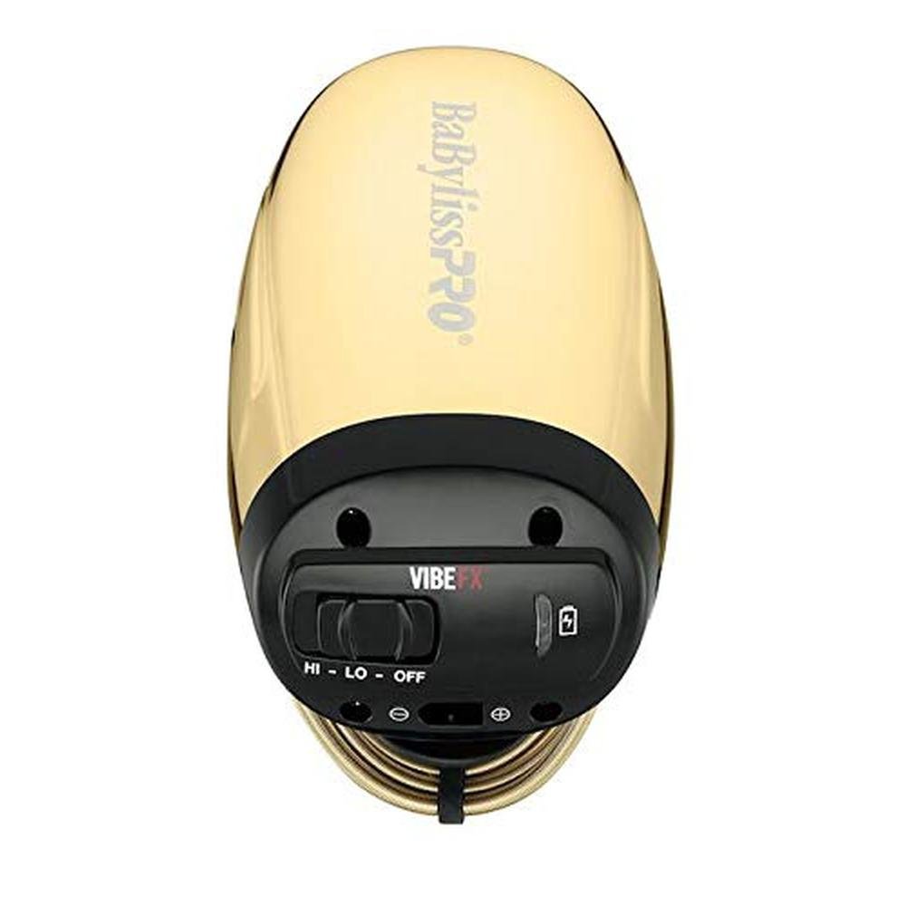 BaBylissPRO GOLDFX Cord/Cordless Massager – In Use