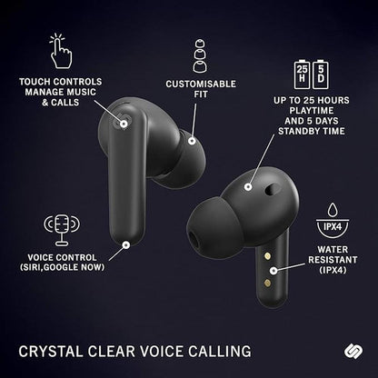 Urbanista True Wireless Earbuds Headphones with Active – Side View