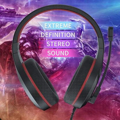 Anivia MH601 Headphones with Microphone Wired Headset with – In Use